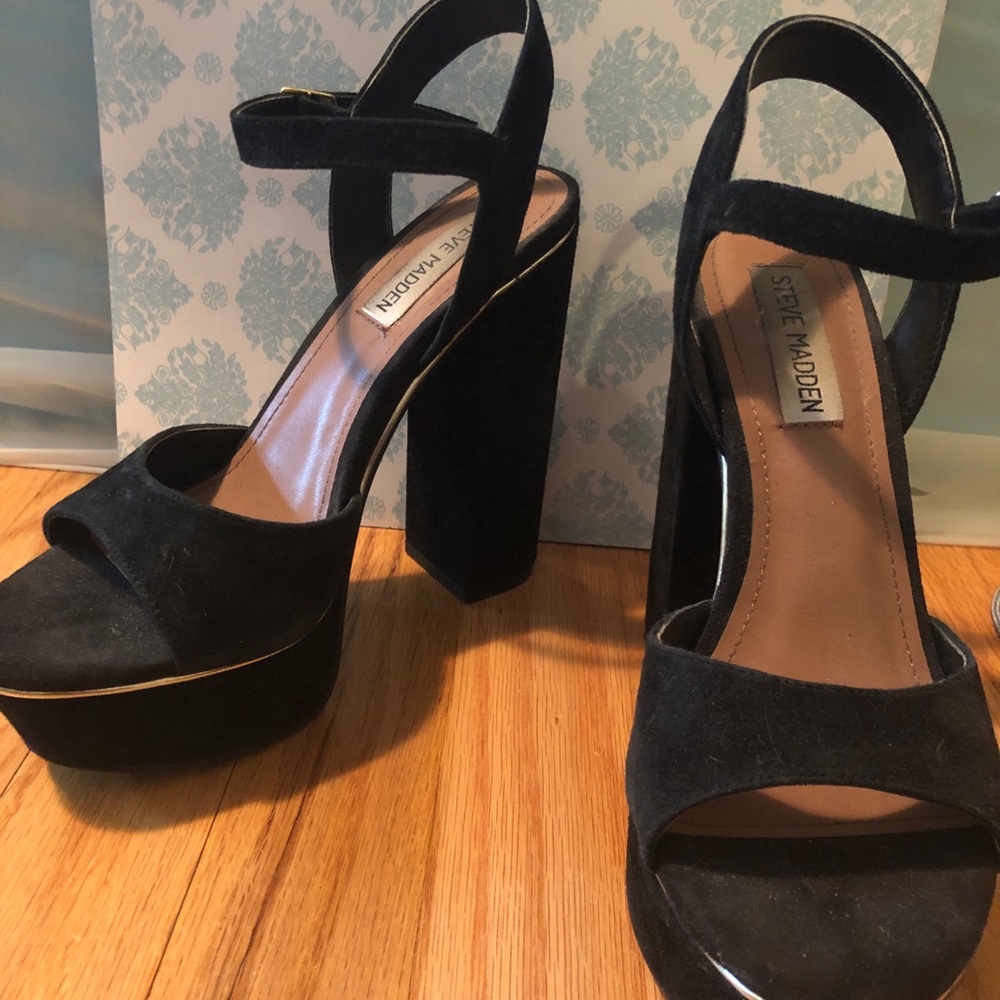 Steve Madden chunk heel